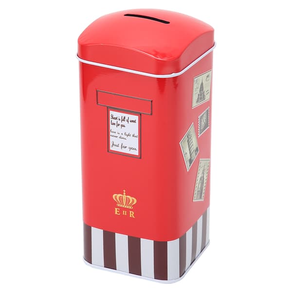 Brevlåda Postbox Modell Dekor Spargris Pengar Sparlåda Hem Skrivbordsdekoration