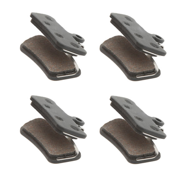 4 st/set Resinbromsbelägg Semi Metal Värmebeständighet Cykelskivbromsbelägg Ersättning för Mountainbike MS02F