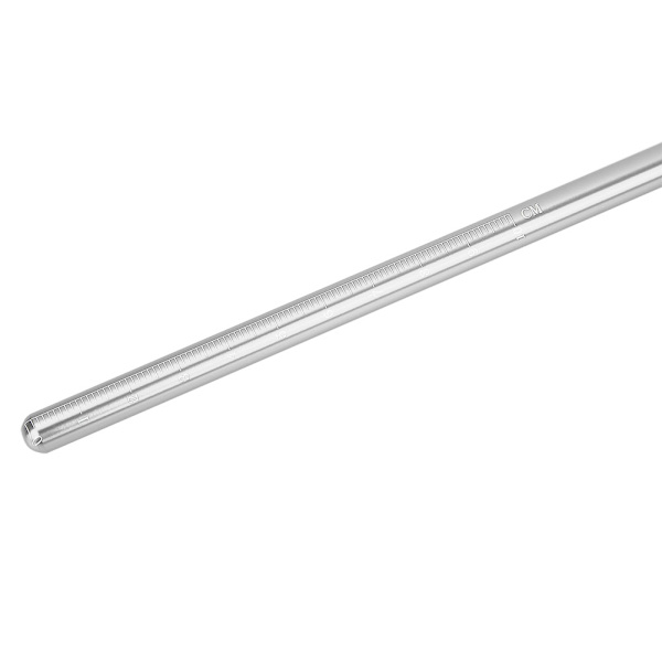 Dykning Aluminiumlegering Tickle Pointer Stick med Mått & Snodd (Silver)