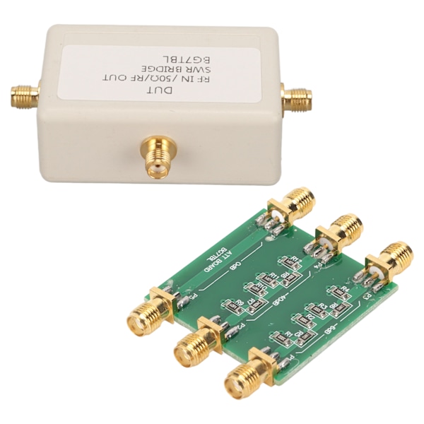 SWR High Power Bridge 1‑500Mhz 3 Ports Standing Wave Ratio Bridge til antennemåling RF-matchende kredsløbsbro og dæmper
