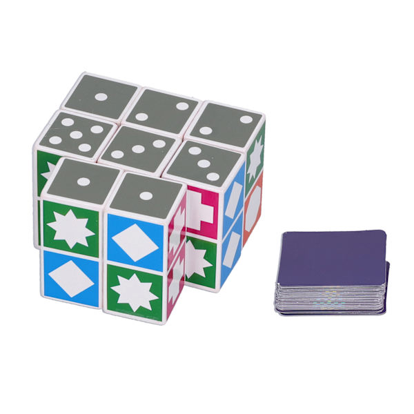 Puinen Matching Block Puzzle -lelu, looginen ajattelu, varhaiskasvatus, interaktiiviset pelit