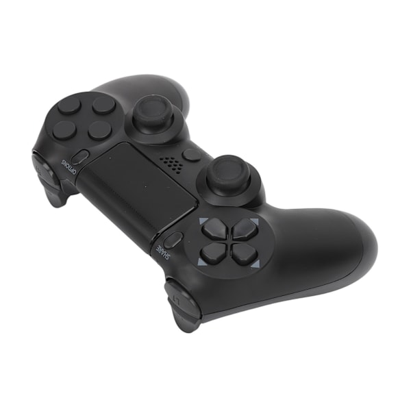 Trådlös spelkontroll Multifunktionell dubbelvibrations Bluetooth-gamepad för PS4-spelkontroller Svart