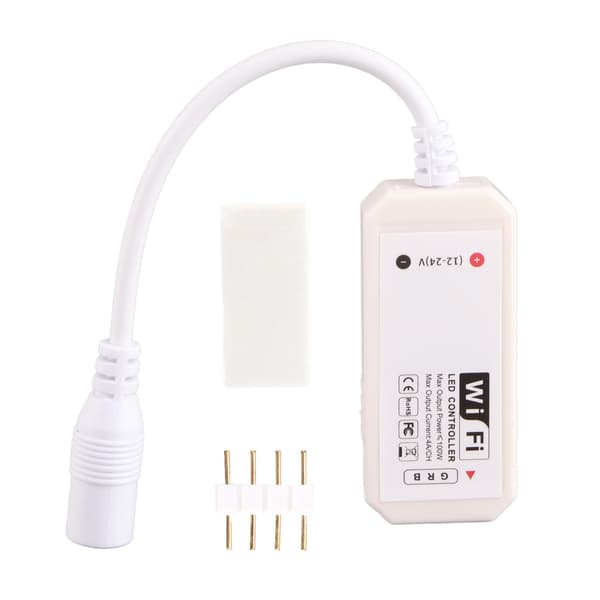 WiFi RGB Controller DC12-24V för färgglada LED-strips via Smart Phone APP-kontroll