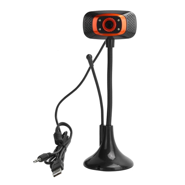 Computer Kamera Video USB Webcam DriveFree 640 x 480 Pixels med Ekstern Mikrofon