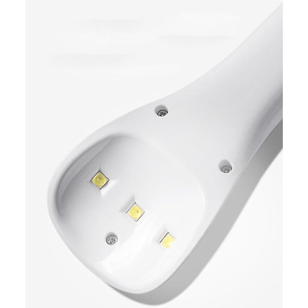 Bärbar Laddningsbar Mini UV LED Nagellamp för Snabbhärdning av Gellack och Rhinestonelim