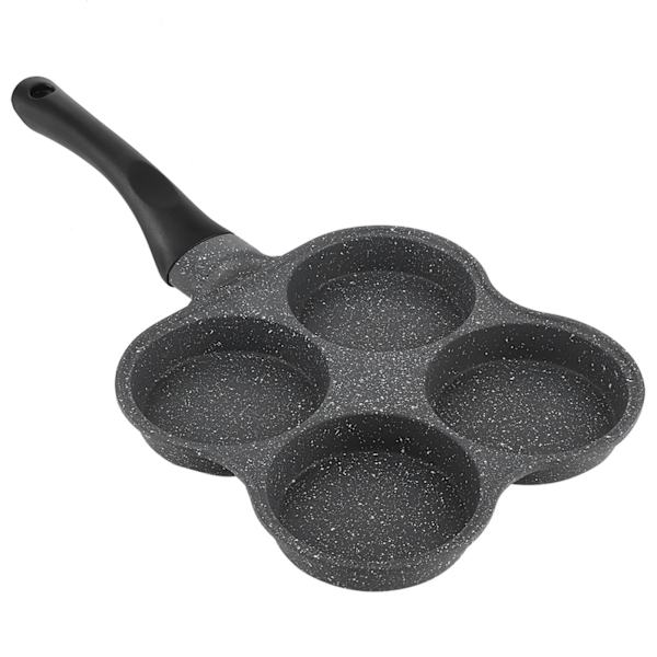 NonStick Aluminium 4-huls pandekage omelet æg pande stegegryde morgenmad maker køkkenredskab