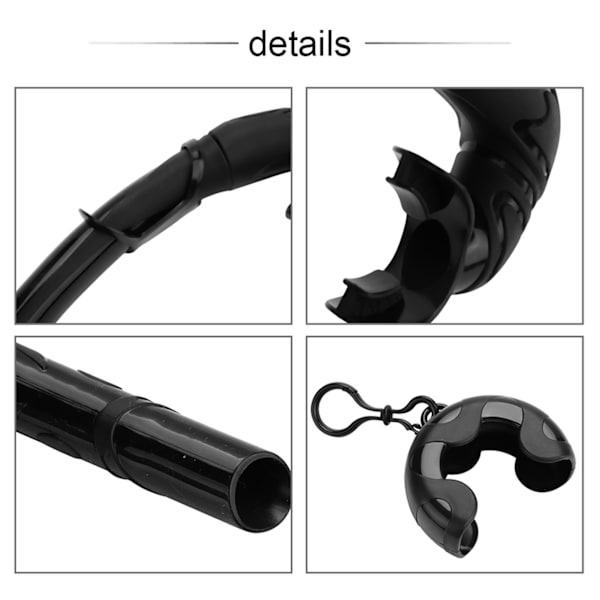 Hold Dykking Silikon Wet Puste Tube Sammenleggbar Snorkling Fridykking Svømmeutstyr