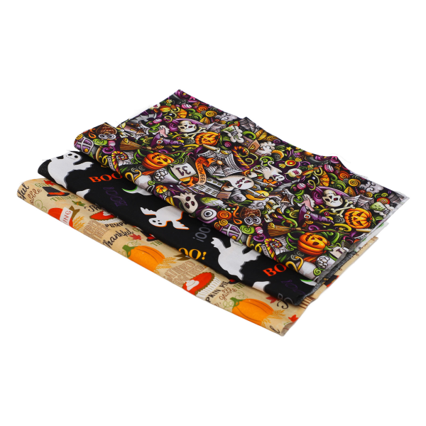 Syduk Mjuk hudvänlig Andas print Quiltduk för DIY Craft Bag Kläder Typ 9