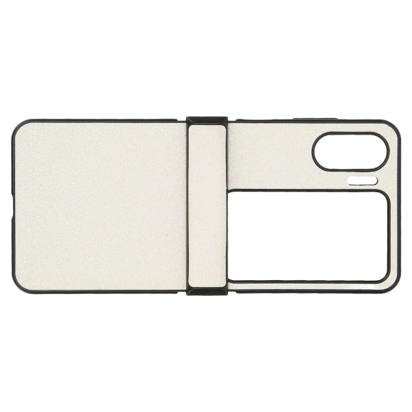 Flip Screen phone case Slitstarkt Glitterdesign med perfekt passform Lätt att rengöra cover för Oppo Find N2 Flip White