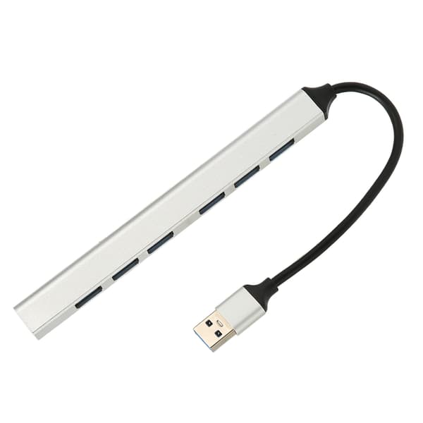 7 i 1 USB3.0 Hub USB3.0 til 7 USB3.0 Plug and Play USB Dockingstation USB Hub Adapter til Windows til OS X