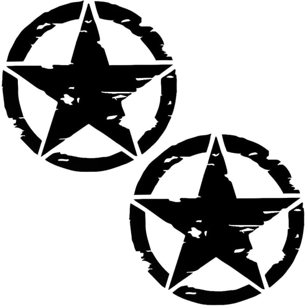 Military Star Car and Truck Wall Decals Sticker Kit for Suzuki og Offroad Vehicles
