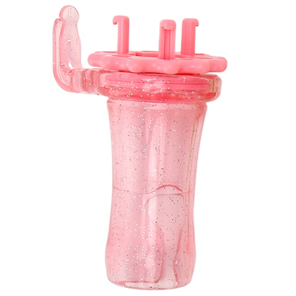 Stickad spolvävstol Set Utbytbart huvud ABS Mini Krokstickare för gör-det-själv Halsduksrem Armband Rosa