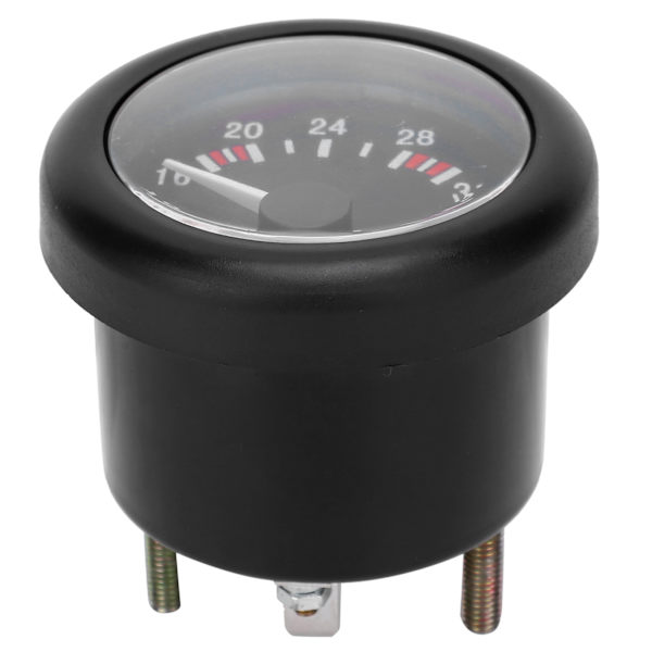 Batteri Voltmeter Digital Pointer Enhet Spenningsmåler Mekanisk Manometer DC 24V VDG117