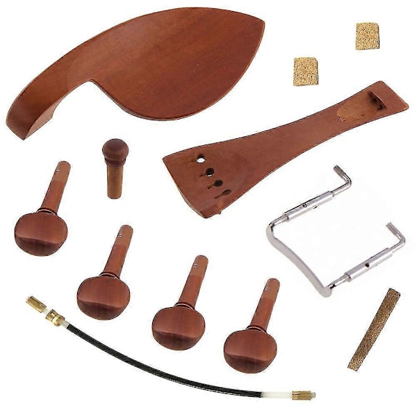 12 st 4/4 Violin Fiol Stämskruvar Ändpinne Stallbeslag Luthier Verktygsset