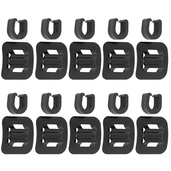 10Set Cykelkabel Bas Guide Cykel Bromskabel Linje Fast Bas med CClips Spänne