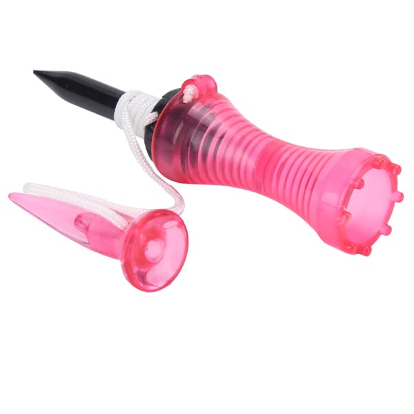 80 mm Golf Practice Tees Genanvendelig Boldholder til Øvelsesgræsmåtte Tilbehør Pink