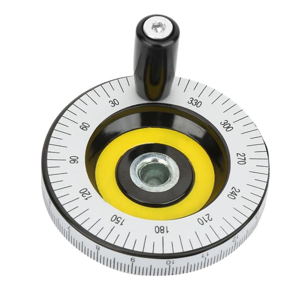 1 stk. 80 mm Solid Bakelit Håndhjul Skala Håndhjul Maskintilbehør