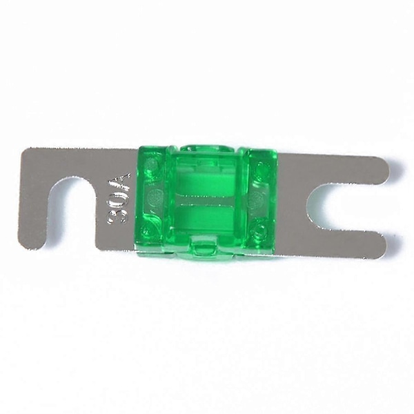 5 stk./pakke 30a / 40a / 60a / 80a / 100a Nikkelbelagte Mini Anl Sikringer Zekai Grøn30A