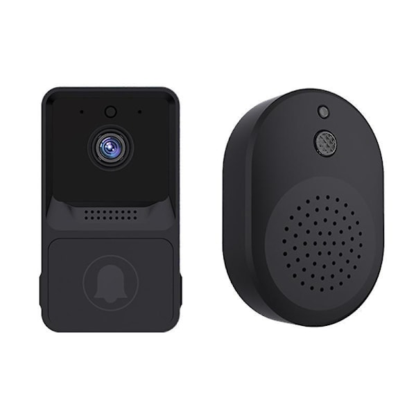 Smart Trådløs Videodørklokke med Klokkesignal, HD IR Nattesyn, To-vejs Video Intercom, Cloud