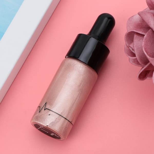 Kremet Glansfull Flytende Highlighter Ansikt Leppe Lysende Kontur Sminke 01#