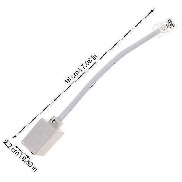 2kpl Rj11 - Rj45 -sovitin Puhelin Ethernet-sovittimeen Puhelin Ethernet-kaapeliin