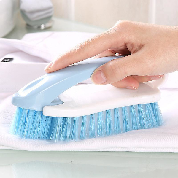 Skrubbborste med bekvämt grepp och flexibla, styva borst - Robust för badrum, dusch, handfat, matta, golv