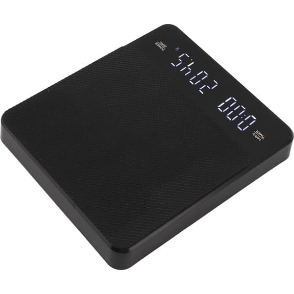 Kjøkkenvekt 0,1g til 3000g med stor LED-skjerm, 3 enhetskonvertering, USB-lading og timer for kaffe og matlaging