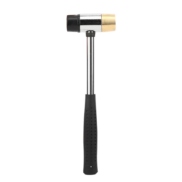Svart gitarplastikkhammer messing- og gummihode Ukulele Musikkinstrumenttilbehør