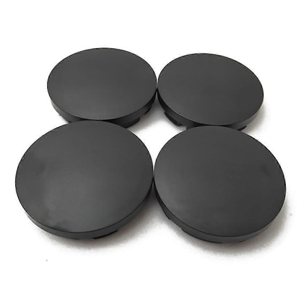 Navkapsel för bilhjul - Universal 56mm hjulkapsel svart