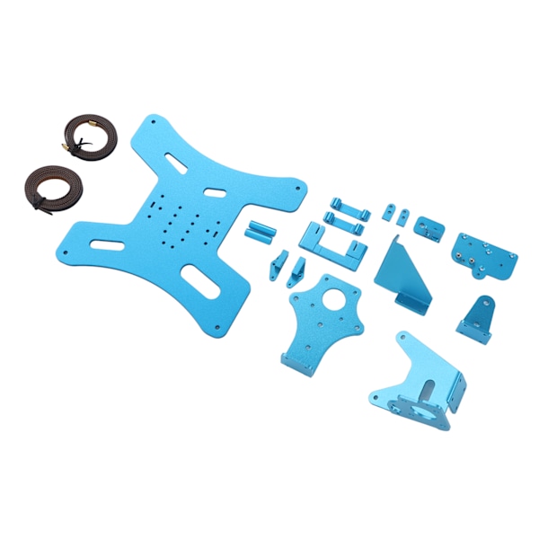 36 stk. sæt 3D-printer aluminiumsplade aluminiumlegeringsplade skrue akslerem 3D-printer opgraderingskit til Ender 3 Pro