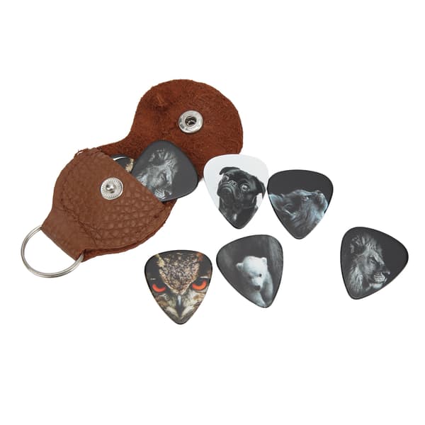 13 stk. Guitar Picks Medium Celluloid Guitar Picks med æske Instrument Tilbehør Dyr