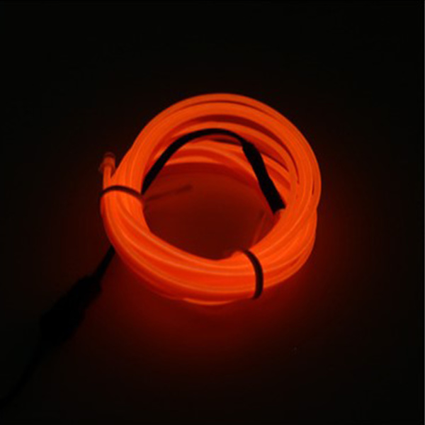 Auton LED-nauhavalo, valaiseva 9,8 jalkaa joustava ympäristönauhavalo auton sisustuksen koristeluun, oranssi