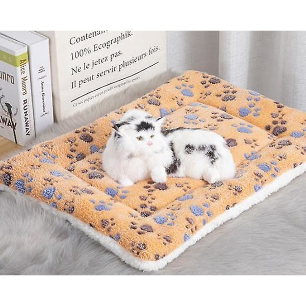 Hyggeligt flanneltæppe til katte og hunde - blødt og varmt, 40*30 cm