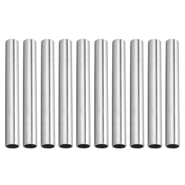10 stk aluminiumsrør runde rette rør robotstøtteverktøy Dia 12mm 6100-1012-0100