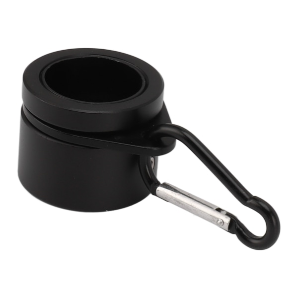 2 st G3/4 flaggstångsringar i aluminiumlegering 360° roterande anti-wrap snurrande flaggstångsmonteringssats svart