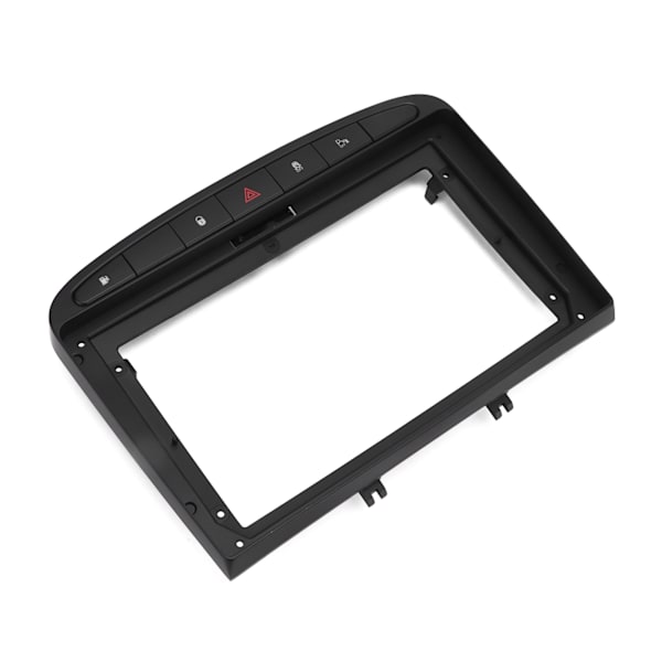 9in 2-DIN bilstereo ramme instrumentbræt panel sort udskiftning til Peugeot 408 2013