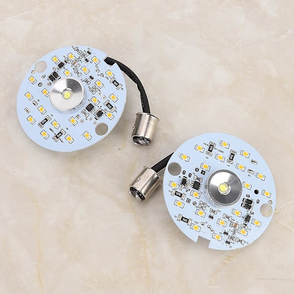 2kpl ABS LED Päiväajovalot Vilkkuvalot Moottoripyörään (Keltainen)