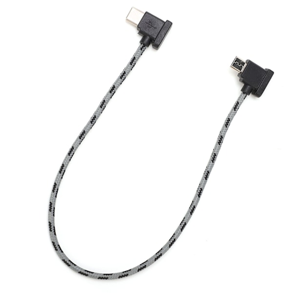 Oikeakulmainen Type C - Micro USB -datakaapeli DJI Mavic Air 2 / Mini 2 -kauko-ohjaimelle