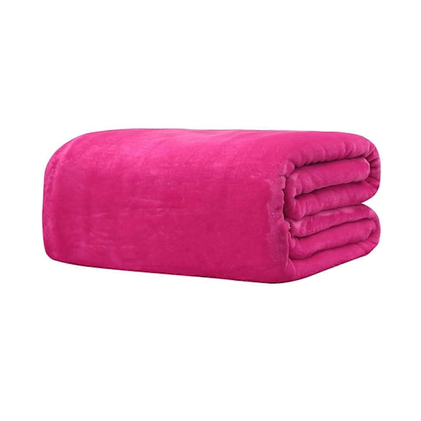 Blødt Varmt Flannel Tæppe til Vinter - Naievear Sengetøj Pink