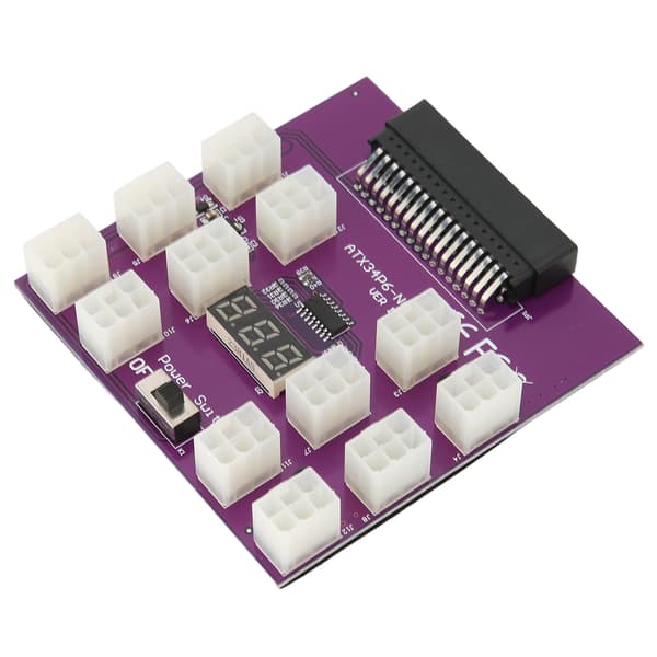 Strømforsyning Breakout Board Adapter 12 stik Strømfordelingskortmodul til 7001484 strømforsyning
