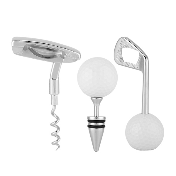 Golfformad korkskruv Rödvin Öl Flasköppnare Korköppnare Club Bar Set