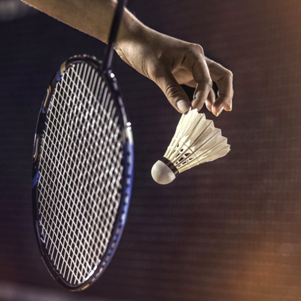 3st Badminton Small Board Fjädrar Ankfjäder träningsbollar Vindtäta för utomhussporter (Vit)