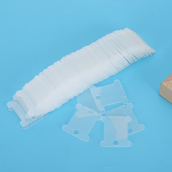 100 stk. korssting viklebræt plasttråd oprullerplade DIY sy tilbehør