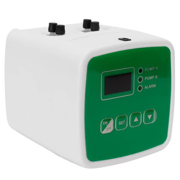Automatisk vanningssystem USB Intelligent hagevanningstimer 100-240V Dobbeltpumpesett EU-plugg