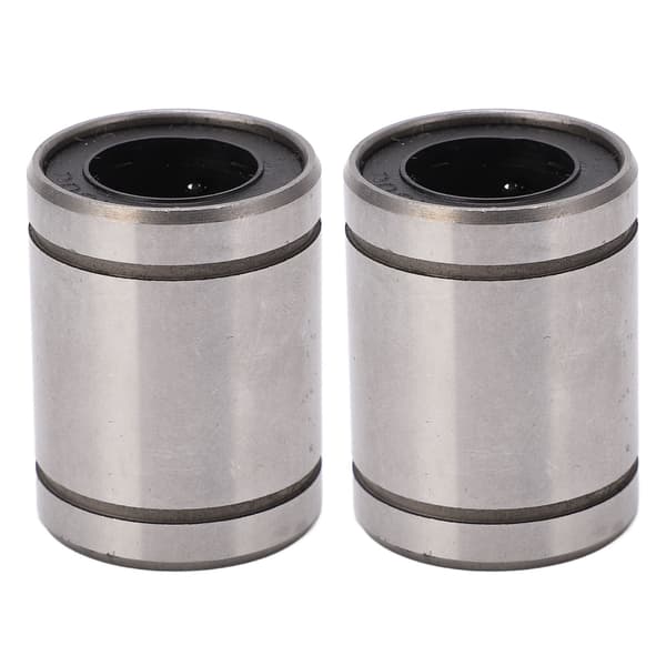 2 stk. cylinder lineær bevægelse kugleleje ID 16mm OD 28mm LM16UU til CNC 3D-printer