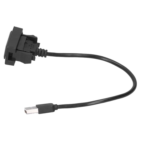 Bilforlengerlader USB-portkabeladapter Auto Socket Uttak ABS Bærbar