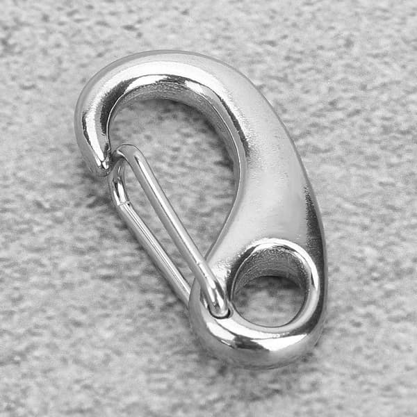 316 Ruostumaton teräs Snap Hook Clip Bolt Kit Sukellusvaruste (50MM, valkoinen)