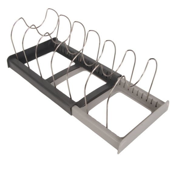 Grytlock Organizer 304 rostfritt stål expanderbara U-formade avdelare Diskförvaringsställ för kök Bar Restaurang
