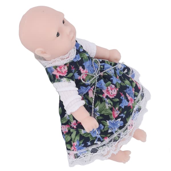 Babydukke Blød Silikone Genfødt Nyfødt Simulation Bedste Pigegave til Over 3 År 6in