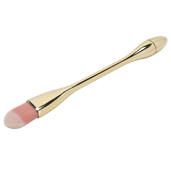 Nageldammborste Mjuk fiber Delikat Touch Hudvänlig Utsökt multifunktionell borste för sminkmask Champagne guld